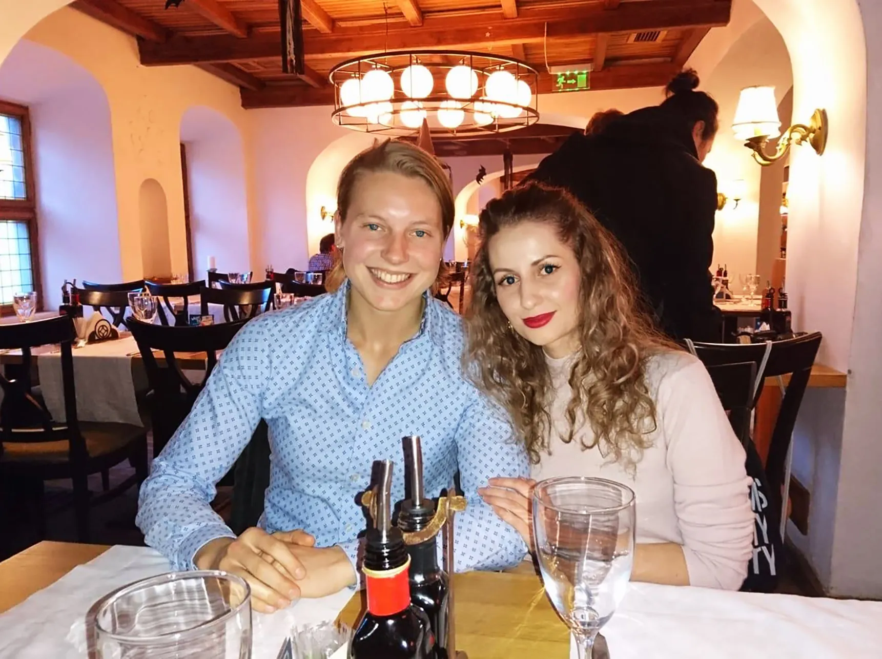 Iris Vos of Puredistance together with Perfume blogger Adelina Tomescu