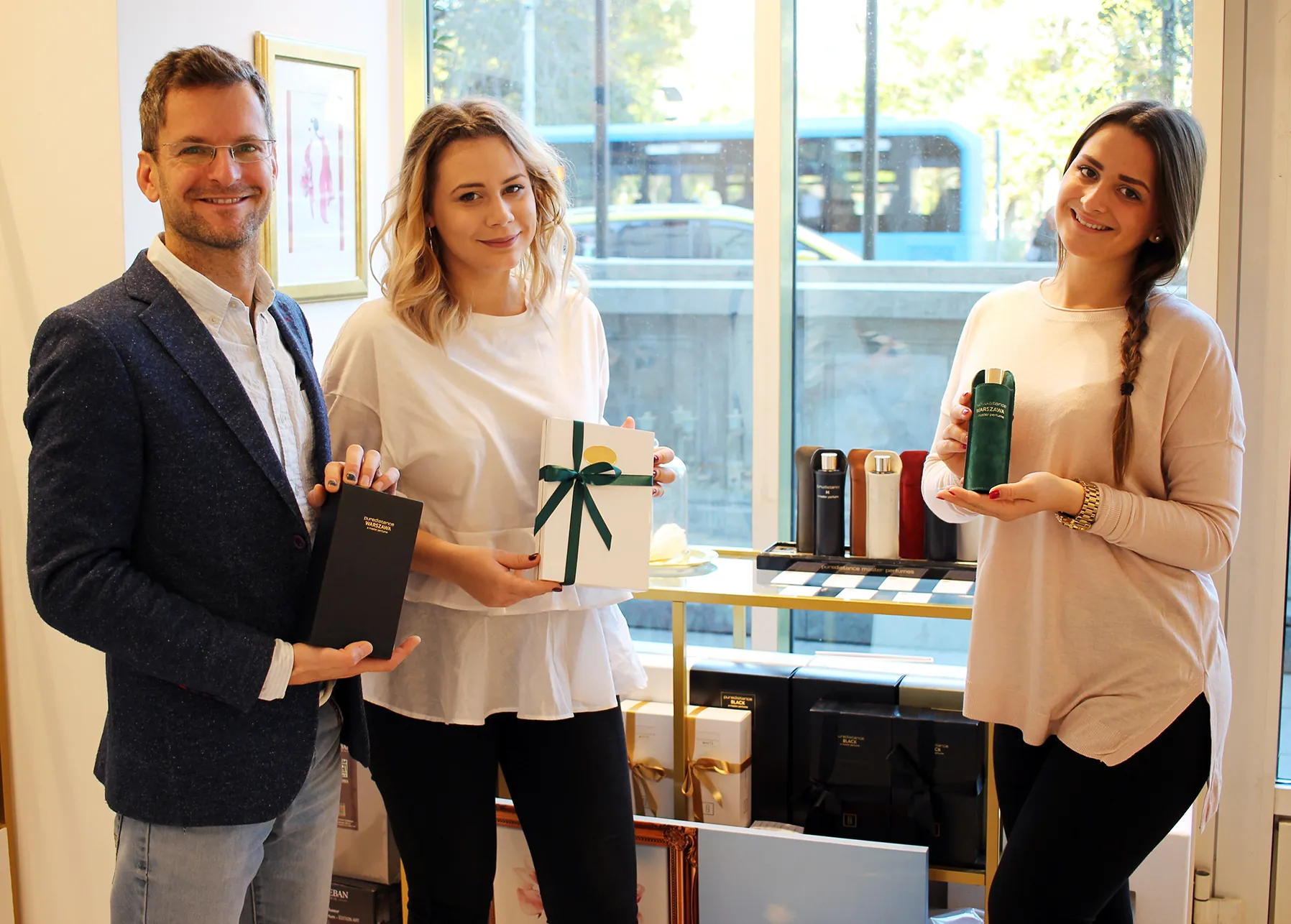 The team of Le Parfum - Zsolt Zólyomi, at the Ritz-Carlton Hotel