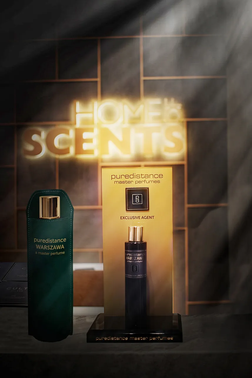 Puredistance Exclusive Agent sign at Home of Scents Akasya in Istanbul